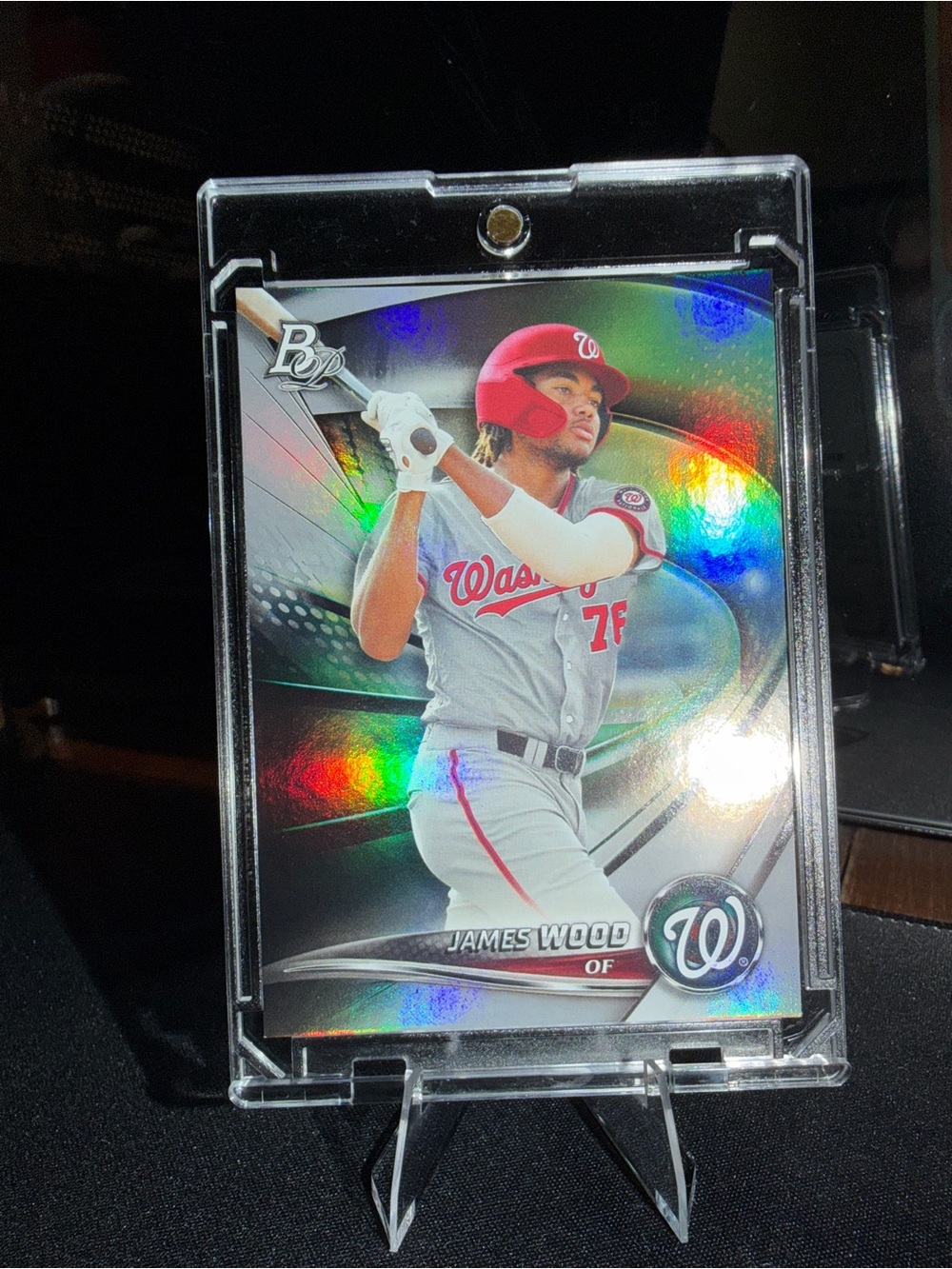 James Wood 2022 Bowman Platinum Baseball Card